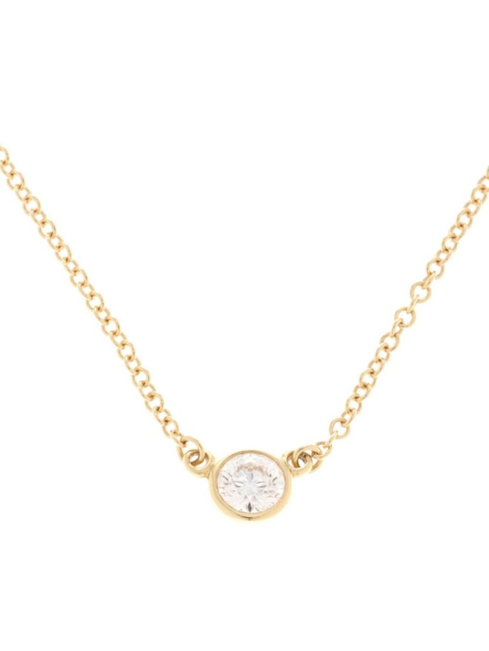 Tiffany & Co by the Yard Necklace 18k Yellow Gold Diamond